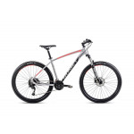 Horský bicykel ROMET RAMBLER R7.4 2024 M Strieborno-červený grafit